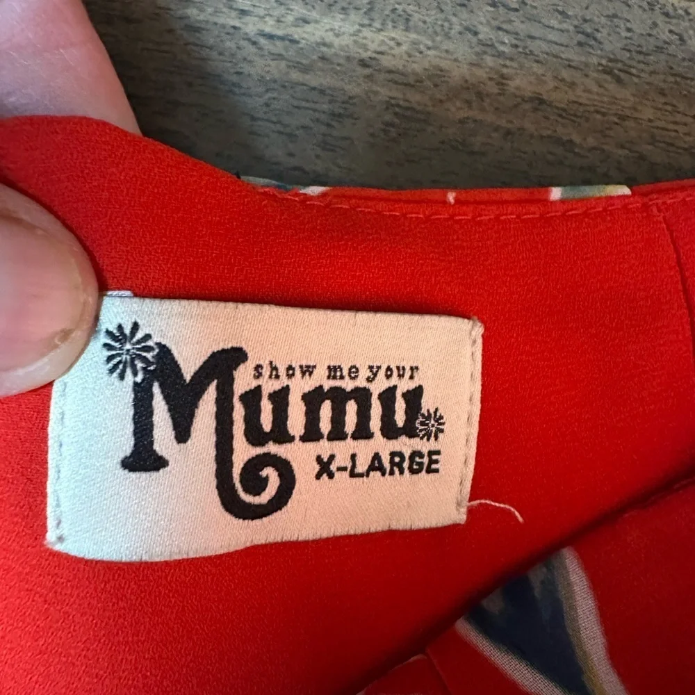 Show Me Your MuMu Red Floral Skort